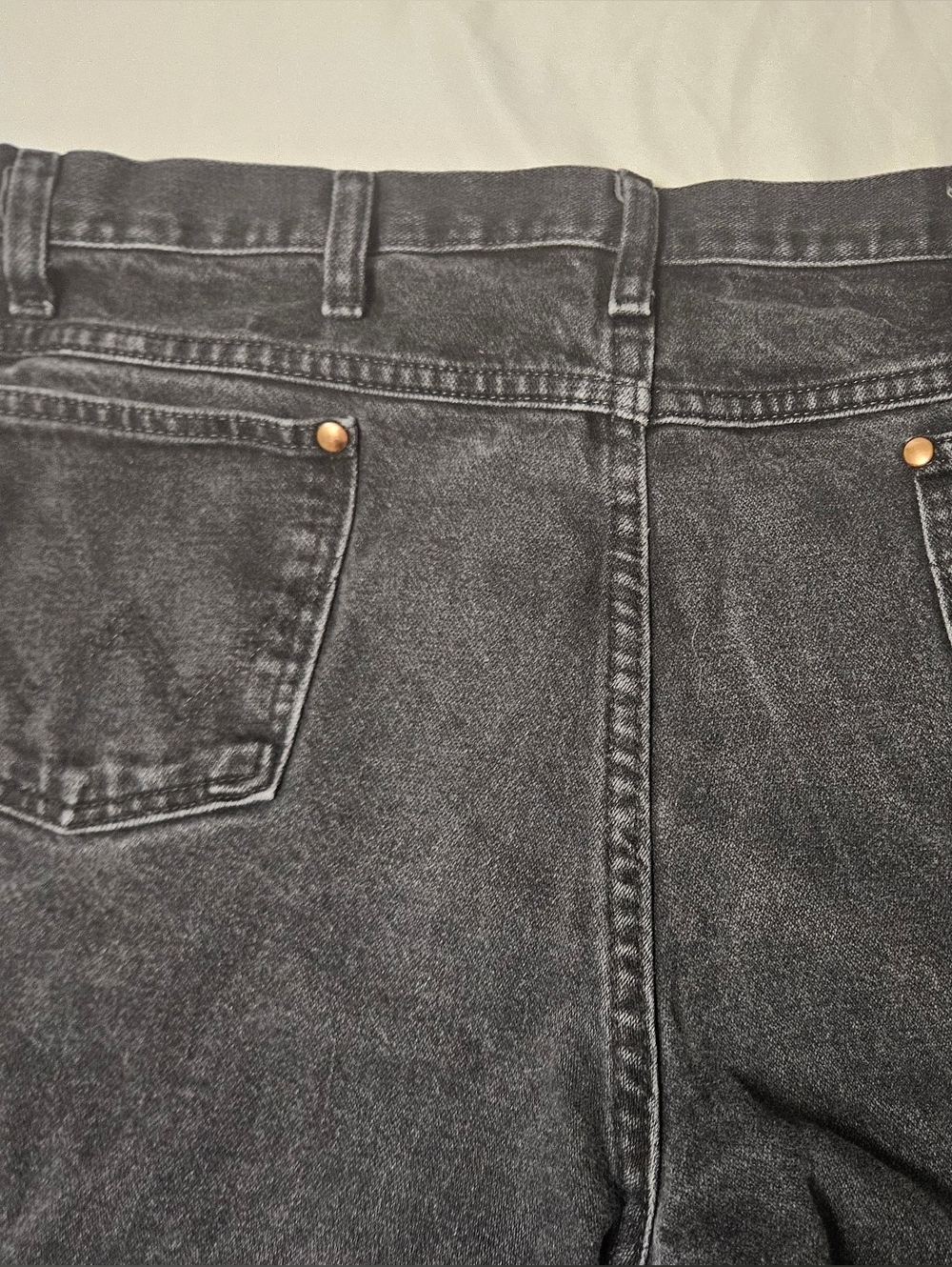 Mens Wrangler 936 Black Boot Cut Jeans Size 40X32! - Picture 6 of 6